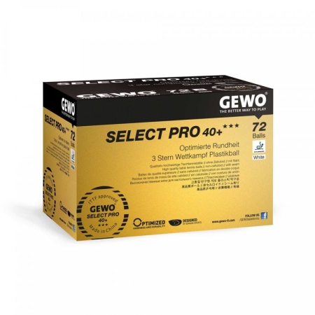 Piłki Gewo  Select Pro 40+ meczowe Karton 72 szt.