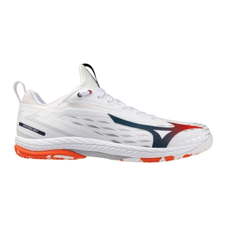 Buty Mizuno Wave Drive Neo 4 Biało Pomarańczowe