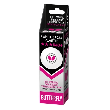 Piłki Butterfly ITTF R40+ meczowe