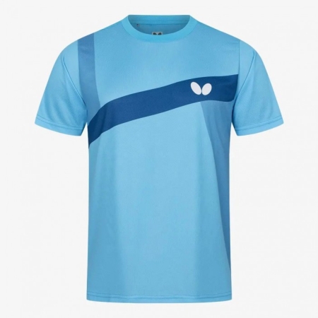 Butterfly Tshirt Abiko Kids niebieski