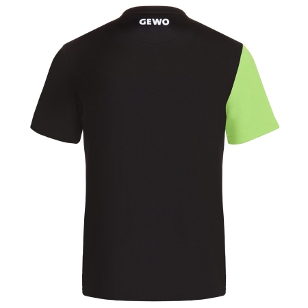 T- shirt Gewo Fondi Czarno Limonkowy