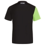 T- shirt Gewo Fondi Czarno Limonkowy