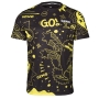 T-shirt Gewo Graffiti Czarno Żółty